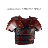 Maxbell Medieval Chest Armors Decors Knight Costume for Cosplay Fancy Dress Men Women red