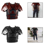 Maxbell Medieval Chest Armors Decors Knight Costume for Cosplay Fancy Dress Men Women red