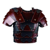 Maxbell Medieval Chest Armors Decors Knight Costume for Cosplay Fancy Dress Men Women red