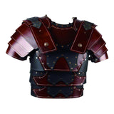 Maxbell Medieval Chest Armors Decors Knight Costume for Cosplay Fancy Dress Men Women red