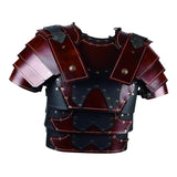 Maxbell Medieval Chest Armors Decors Knight Costume for Cosplay Fancy Dress Men Women red