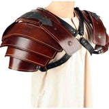 Maxbell Medieval Chest Armors Decors Knight Costume for Cosplay Fancy Dress Men Women red
