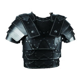Maxbell Medieval Chest Armors Decors Knight Costume for Cosplay Fancy Dress Men Women black