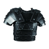 Maxbell Medieval Chest Armors Decors Knight Costume for Cosplay Fancy Dress Men Women black