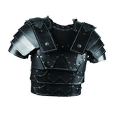 Maxbell Medieval Chest Armors Decors Knight Costume for Cosplay Fancy Dress Men Women black