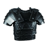 Maxbell Medieval Chest Armors Decors Knight Costume for Cosplay Fancy Dress Men Women black
