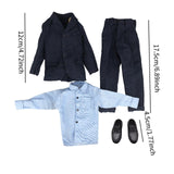 Maxbell 1/6 Scale Male Figure Doll Clothes Stylish Full Suit for 12inch Male Figures
