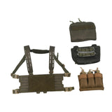 Maxbell 1:6 Male Figure Chest Vest Lightweight Stylish Miniature for 12 inch Figures