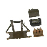 Maxbell 1:6 Male Figure Chest Vest Lightweight Stylish Miniature for 12 inch Figures