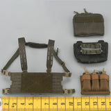 Maxbell 1:6 Male Figure Chest Vest Lightweight Stylish Miniature for 12 inch Figures