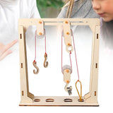 Maxbell Fixed and Movable Pulleys Sturdy Physics Experiment for Home School Students