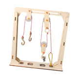 Maxbell Fixed and Movable Pulleys Sturdy Physics Experiment for Home School Students