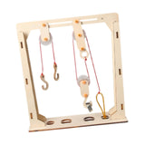 Maxbell Fixed and Movable Pulleys Sturdy Physics Experiment for Home School Students