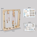 Maxbell Fixed and Movable Pulleys Sturdy Physics Experiment for Home School Students