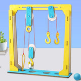 Maxbell Fixed and Movable Pulleys Sturdy Physics Experiment for Home School Students