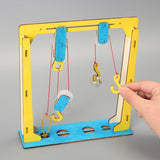Maxbell Fixed and Movable Pulleys Sturdy Physics Experiment for Home School Students