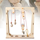 Maxbell Fixed and Movable Pulleys Sturdy Physics Experiment for Home School Students