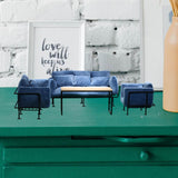 1:6 Sofa Set Model Cosplay Furniture Accessory Collectible Pretend Play Mini