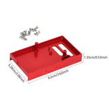 Maxbell 1:12 Replacement RC Car Fixed Warehouse Beam for MN99S MN98 1:12 Truck red