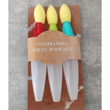 3Pcs Sidewalk Chalk Painting Brushes Unique Paintbrushes for Activities Outdoor