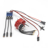 Brushless Motor Metal Gearbox ESC Combo for 1/12 RC Car for MN168 MN82 MN99S Red SM3.0