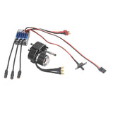Brushless Motor Metal Gearbox ESC Combo for 1/12 RC Car for MN168 MN82 MN99S Black SM3.0