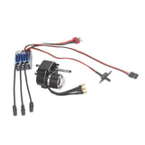 Brushless Motor Metal Gearbox ESC Combo for 1/12 RC Car for MN168 MN82 MN99S Black SM3.0