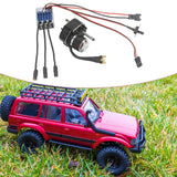 Brushless Motor Metal Gearbox ESC Combo for 1/12 RC Car for MN168 MN82 MN99S Black SM3.0