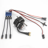 Brushless Motor Metal Gearbox ESC Combo for 1/12 RC Car for MN168 MN82 MN99S Black SM3.0