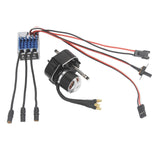 Brushless Motor Metal Gearbox ESC Combo for 1/12 RC Car for MN168 MN82 MN99S Black Color T