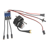 Brushless Motor Metal Gearbox ESC Combo for 1/12 RC Car for MN168 MN82 MN99S Black Color T
