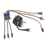Brushless Motor Metal Gearbox ESC Combo for 1/12 RC Car for MN168 MN82 MN99S Black Color T