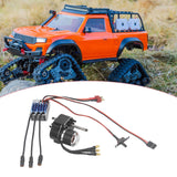 Brushless Motor Metal Gearbox ESC Combo for 1/12 RC Car for MN168 MN82 MN99S Black Color T