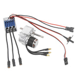 Brushless Motor Metal Gearbox ESC Combo for 1/12 RC Car for MN168 MN82 MN99S Silver SM3.0