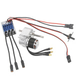 Brushless Motor Metal Gearbox ESC Combo for 1/12 RC Car for MN168 MN82 MN99S Silver SM3.0