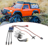 Brushless Motor Metal Gearbox ESC Combo for 1/12 RC Car for MN168 MN82 MN99S Silver Color T