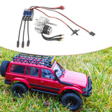 Brushless Motor Metal Gearbox ESC Combo for 1/12 RC Car for MN168 MN82 MN99S Silver Color T
