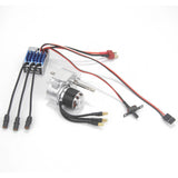 Brushless Motor Metal Gearbox ESC Combo for 1/12 RC Car for MN168 MN82 MN99S Silver Color T