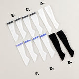 Maxbell 1:6 Retro Tube Socks Athletic Socks for 12'' inch Female Doll Action Figures White high