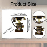 Phone Model Large Creative Resin Vintage Rotary Telephone for Cafe Bar Store C01