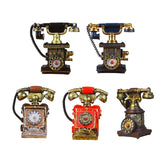Phone Model Large Creative Resin Vintage Rotary Telephone for Cafe Bar Store C01