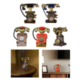 Phone Model Large Creative Resin Vintage Rotary Telephone for Cafe Bar Store C01