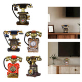 Phone Model Large Creative Resin Vintage Rotary Telephone for Cafe Bar Store C01