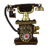 Phone Model Large Creative Resin Vintage Rotary Telephone for Cafe Bar Store C01