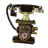 Phone Model Large Creative Resin Vintage Rotary Telephone for Cafe Bar Store C01