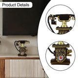Phone Model Large Creative Resin Vintage Rotary Telephone for Cafe Bar Store C01