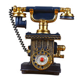 Phone Model Large Creative Resin Vintage Rotary Telephone for Cafe Bar Store C02