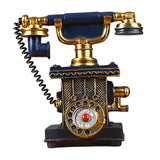 Phone Model Large Creative Resin Vintage Rotary Telephone for Cafe Bar Store C02