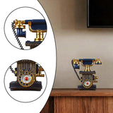 Phone Model Large Creative Resin Vintage Rotary Telephone for Cafe Bar Store C02