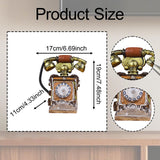 Phone Model Large Creative Resin Vintage Rotary Telephone for Cafe Bar Store E01